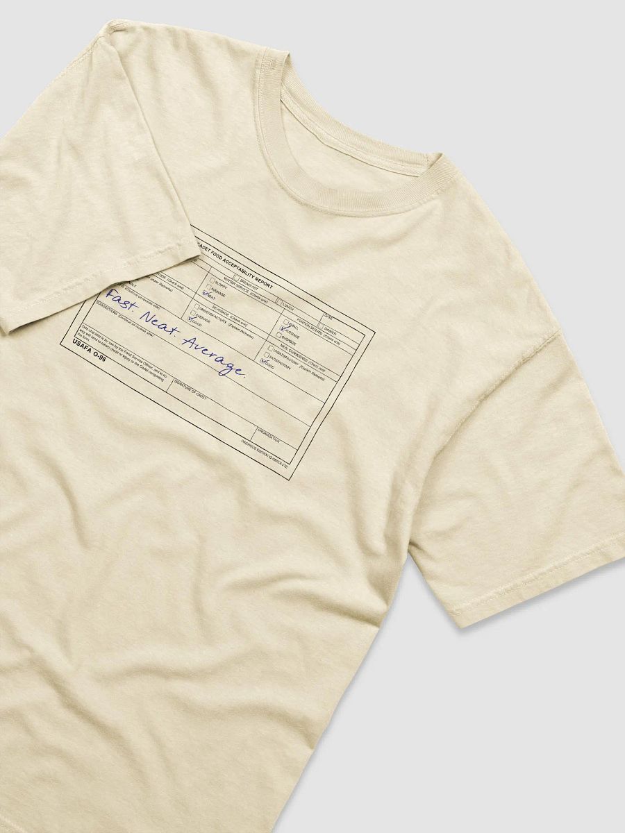Fast. Neat. Average. T-shirt product image (3)