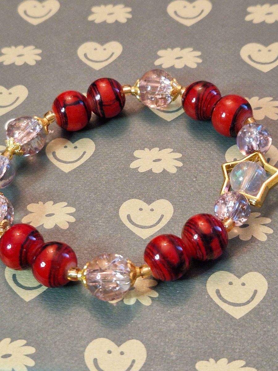 Hand-made glassbeaded bracelets product image (2)
