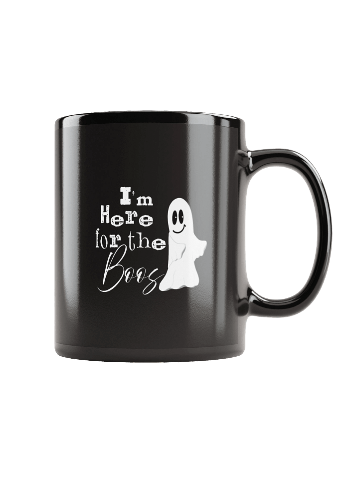I'm Here for the Boos – Funny Ghost Halloween Ceramic Mug product image (1)