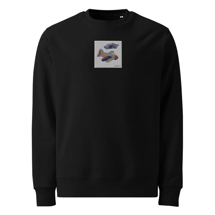 Kid Airplane (Stanley/Stella Unisex Organic Sweatshirt) product image (1)