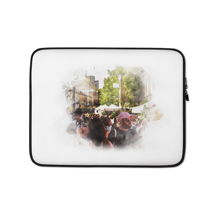 Columbia Road Market Neoprene Laptop Sleeve product image (1)