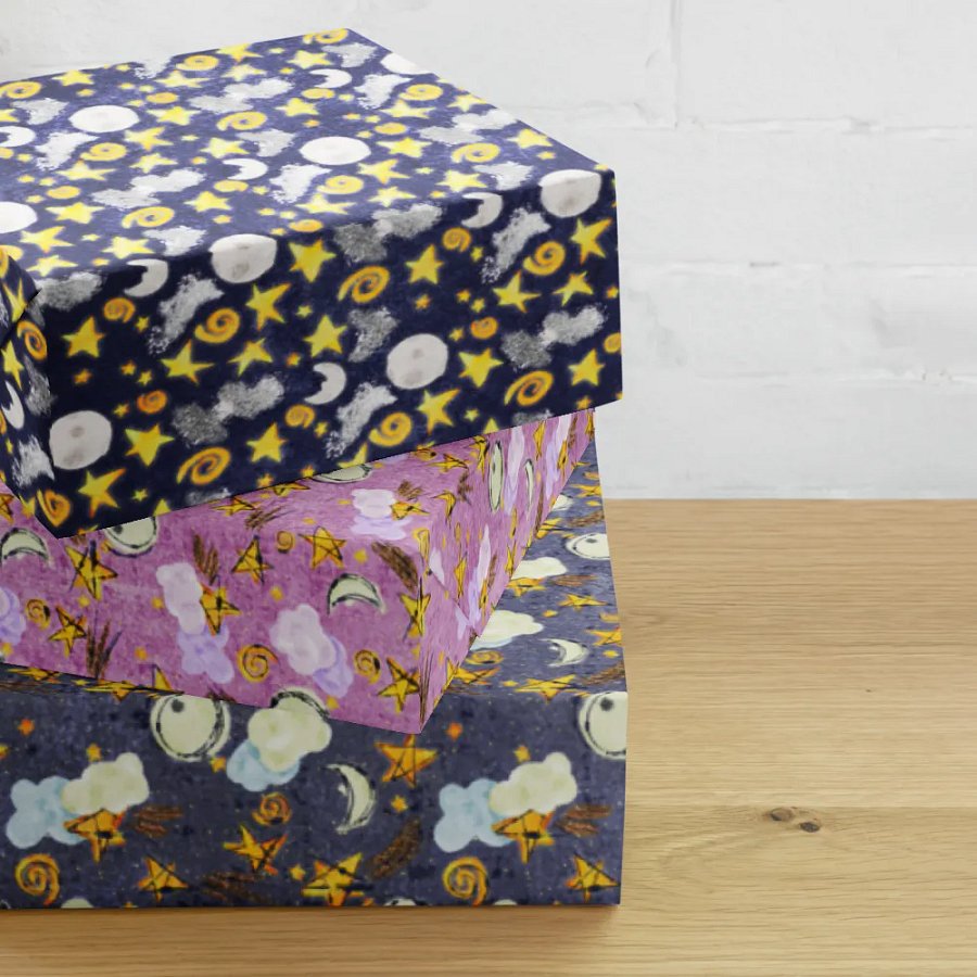 Outer Space Wrapping Paper product image (10)