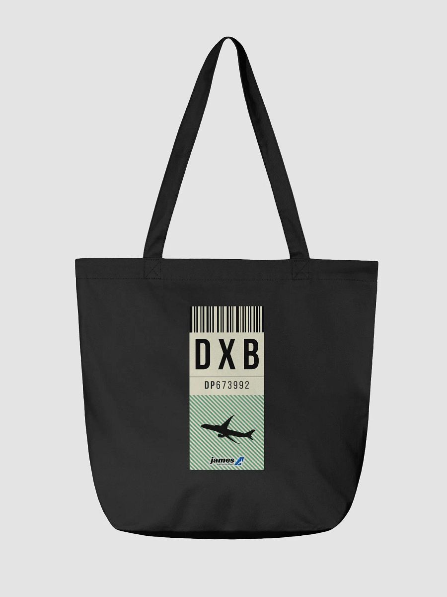 Dubai (DXB) Stylish Luggage Tag Tote Bag product image (2)