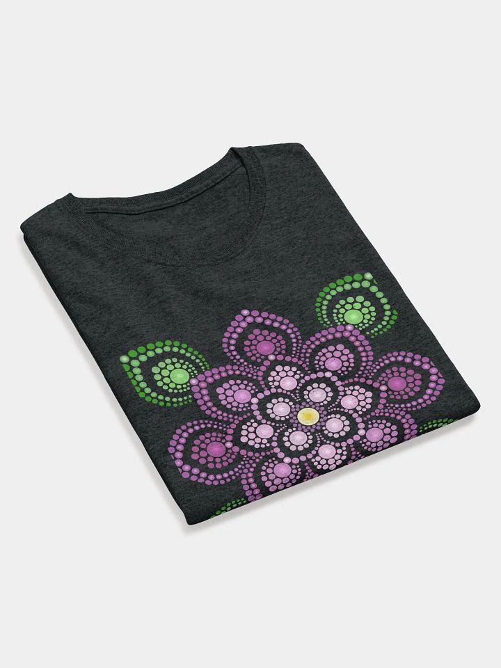 Purple and Green Mandala Heavyweight Women's T-Shirt product image (2)