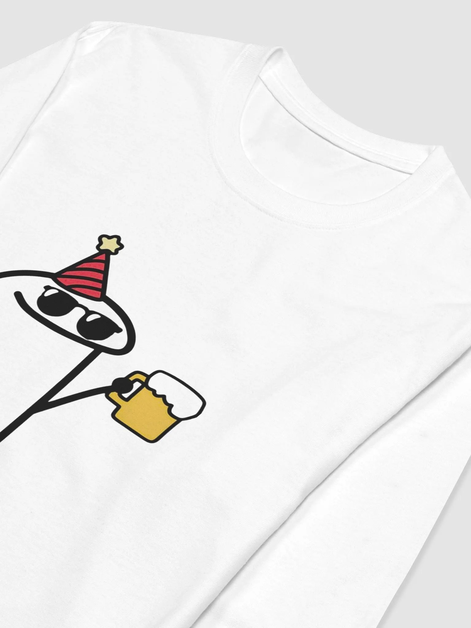 Party Vibes Stick Figure Long Sleeve Shirt product image (3)