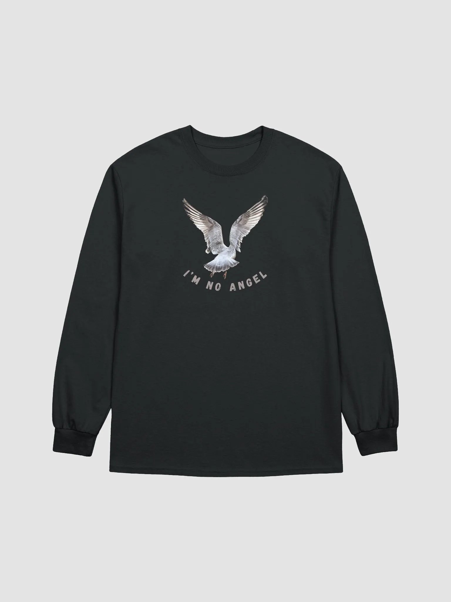 I'm No Angel Seagull Long Sleeve T-shirt product image (1)