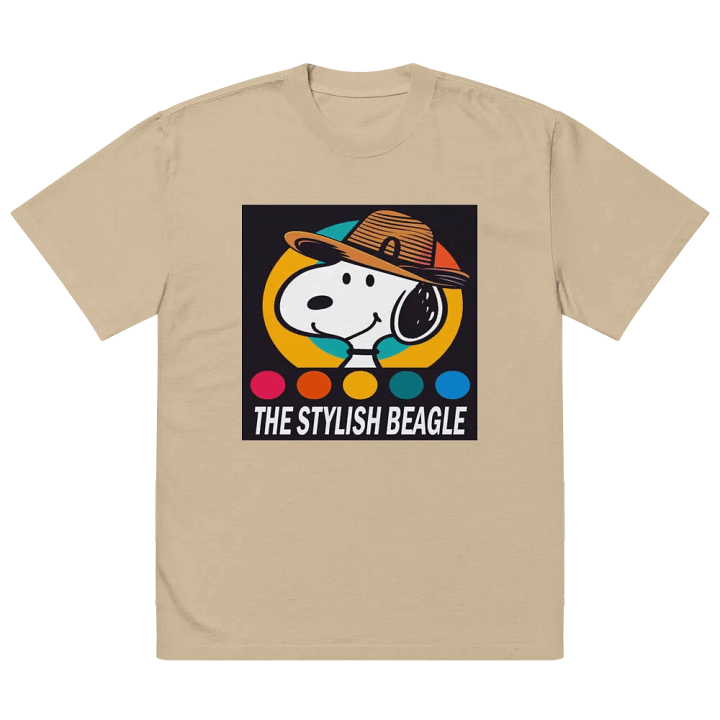 Stylish Beagle Faded T-Shirt product image (2)