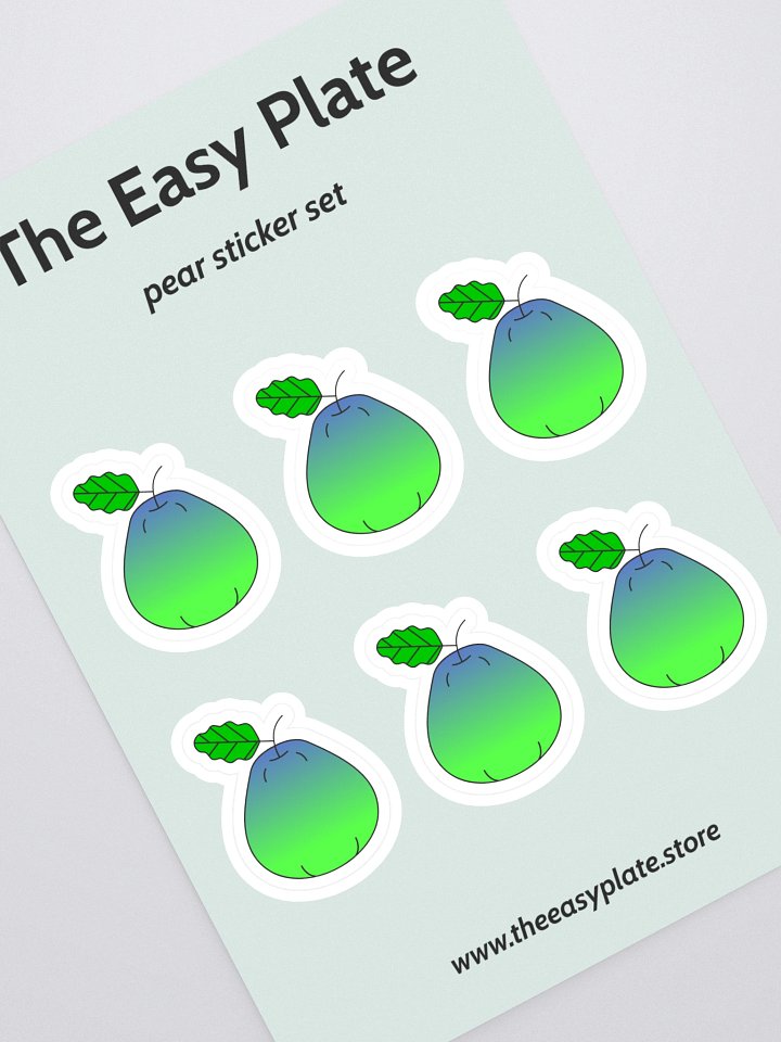 Pear-fect Gradient Sticker Sheet product image (1)