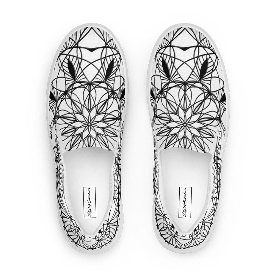 Mandala Lace Women's Slip-On Shoes product image (12)