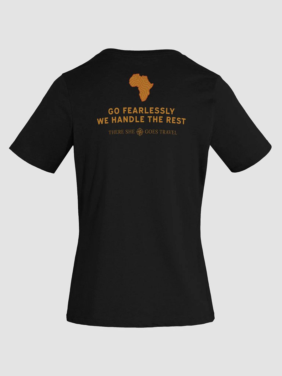 Safari Sunset – Women’s V-Neck Tee product image (4)