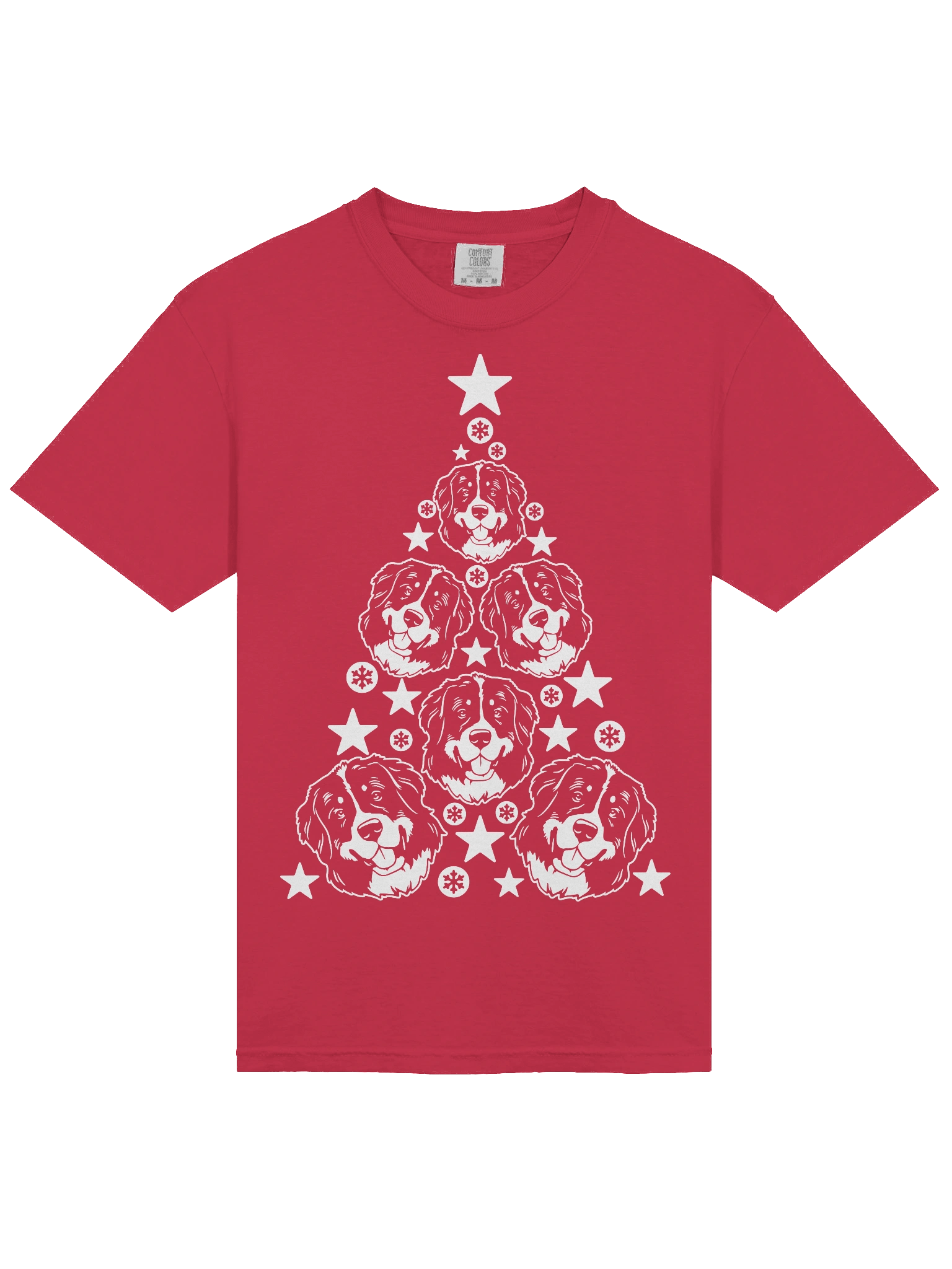 Bernese Mountain Dog Christmas Tree T-Shirt product image (5)