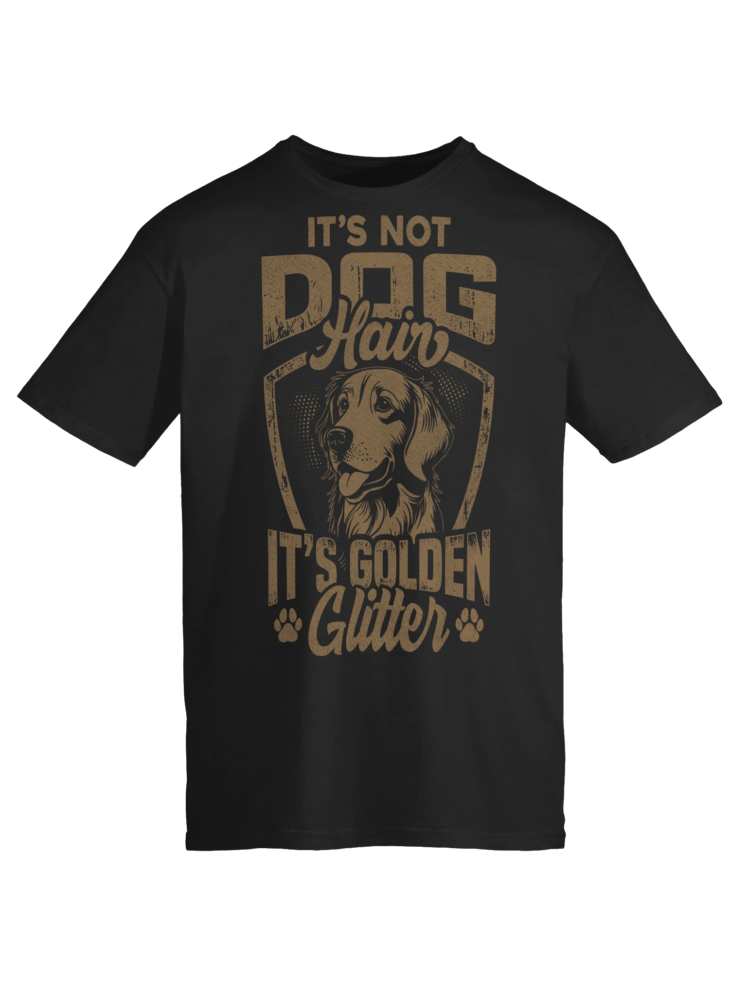 Golden Glitter Dog T-Shirt product image (41)