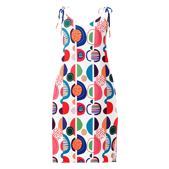 Color Pop Geometric Slip Dress product image (1)