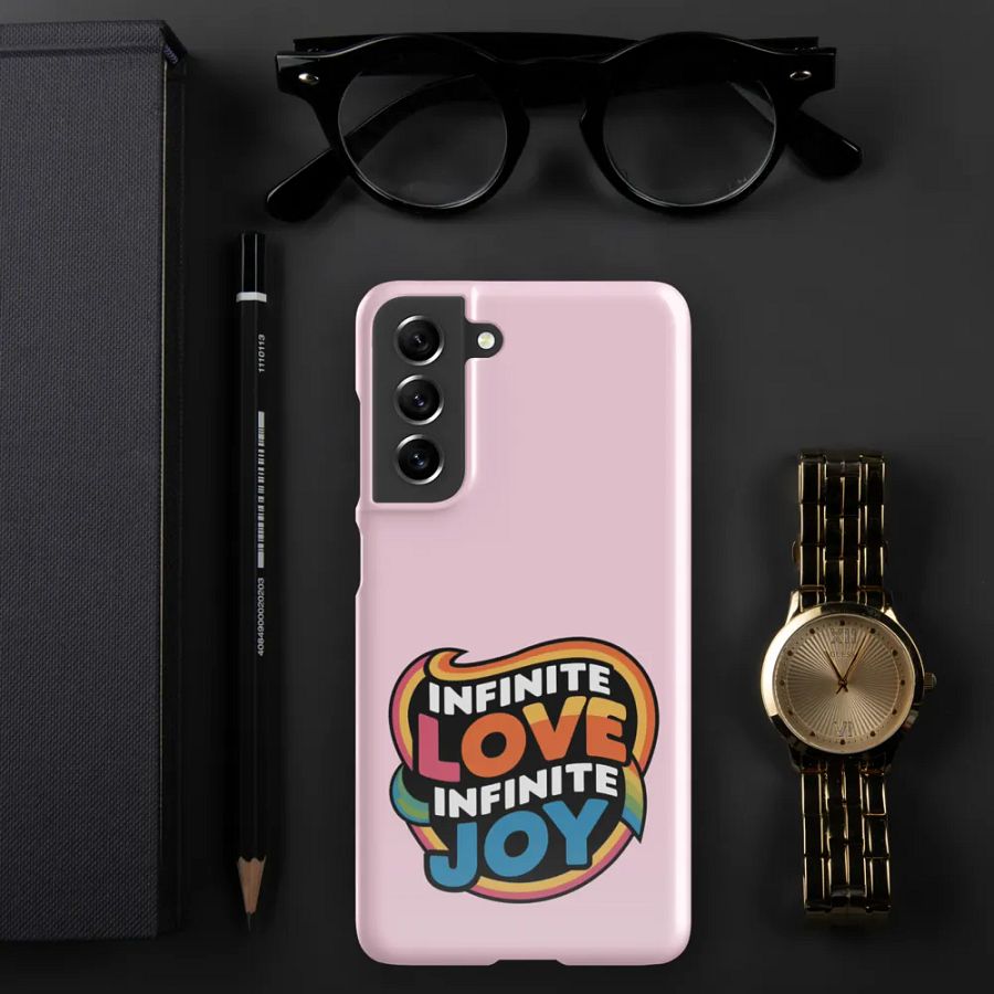 Infinite Love Infinite Joy Snap Case for Samsung (Pink) product image (8)