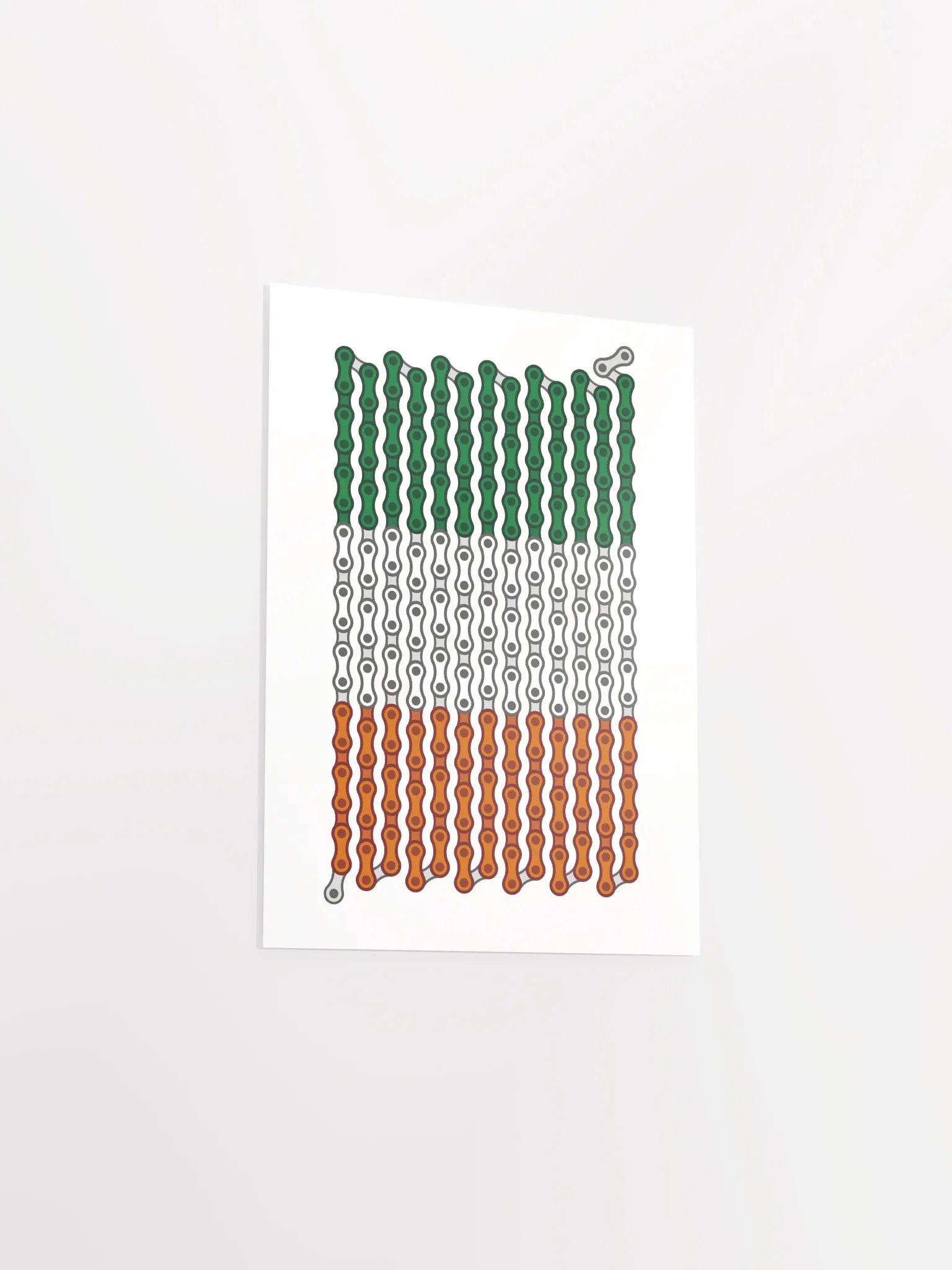 Ireland Bike Chain Flag Poster product image (8)