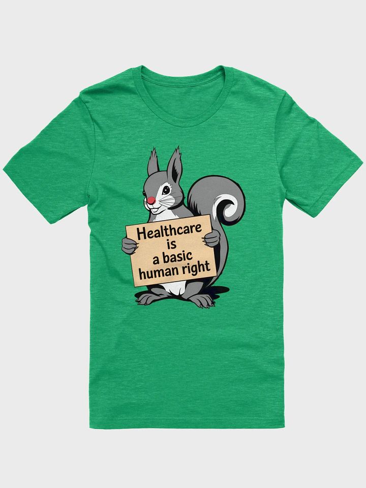 Super Soft and Flattering Tee: Pooky knows that Healthcare is a Human Right, let him tell the world for you product image (1)