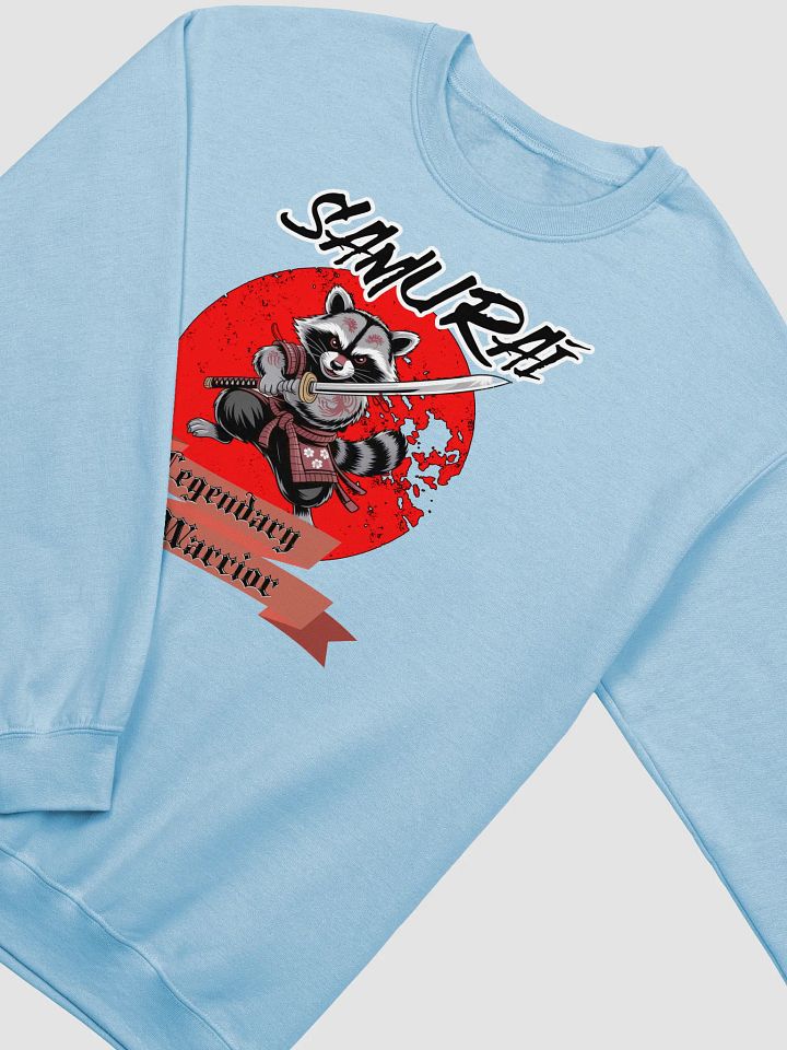 Samurai Legendary Warrior Raccoon Crewneck product image (18)