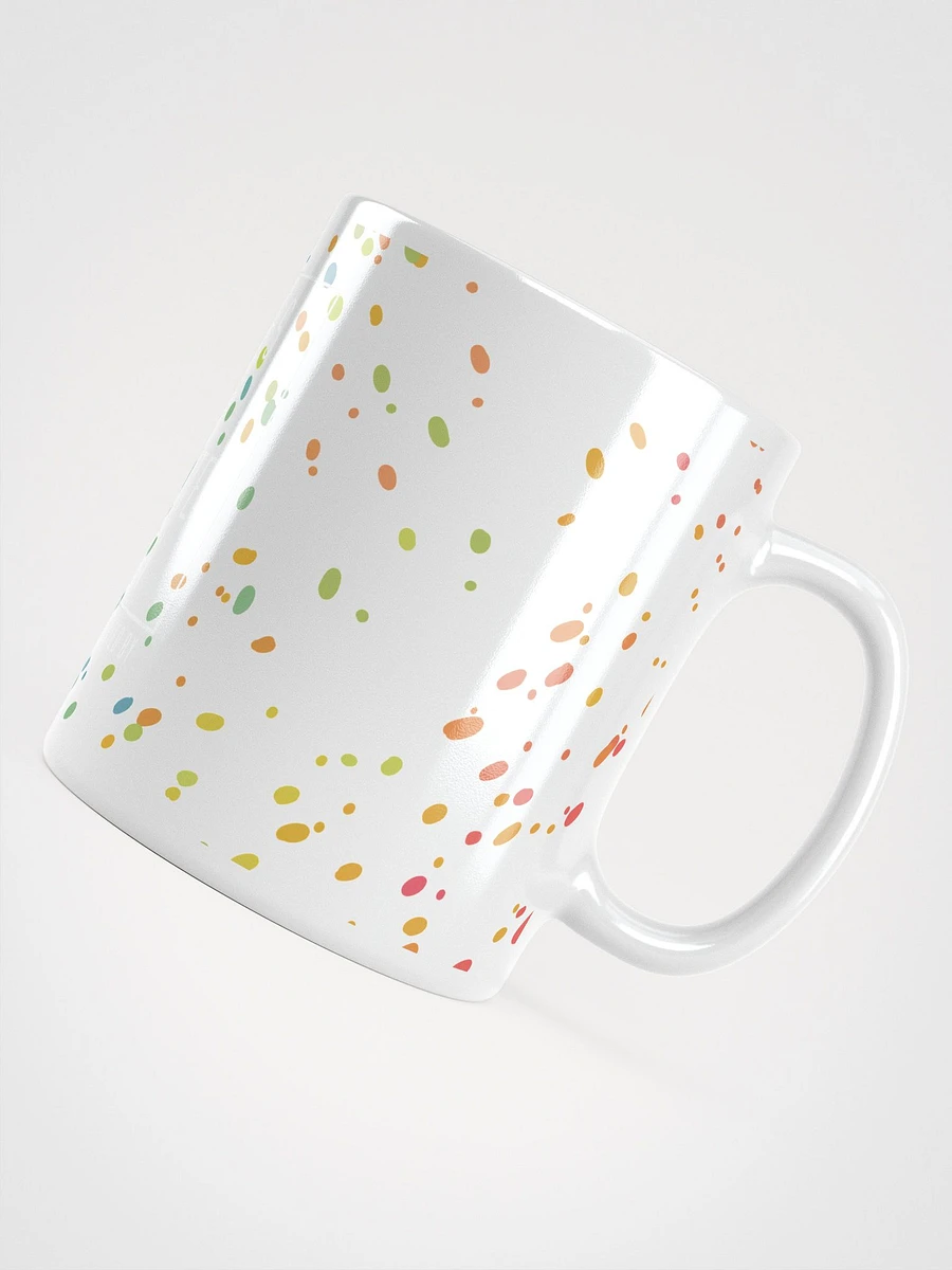 White-on-White Confetti Logo Mug product image (4)