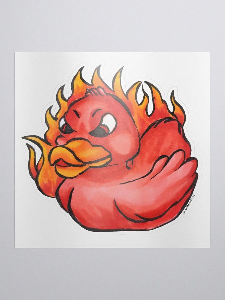 Angry Ducky Sticker product image (1)