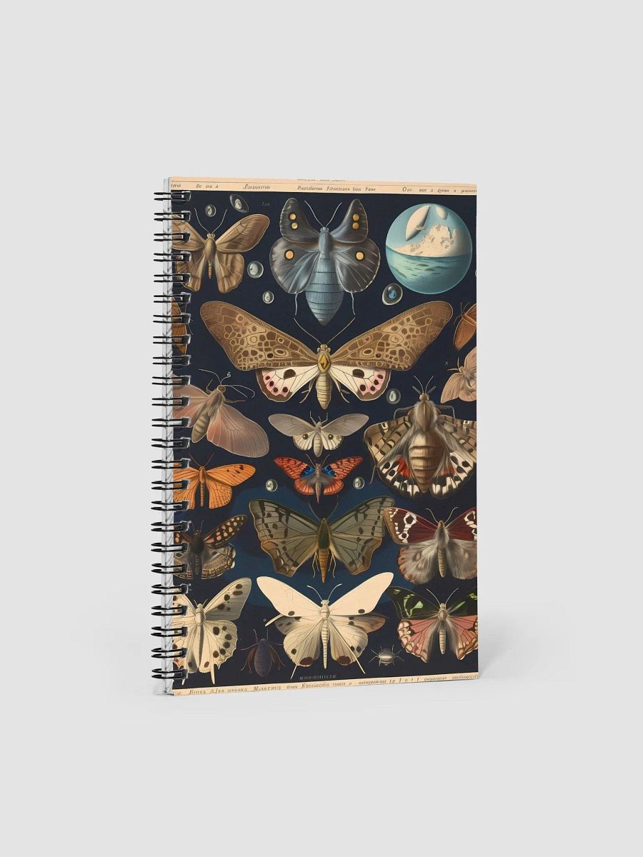 Mystical Moths and Butterflies Spiral Notebook product image (1)