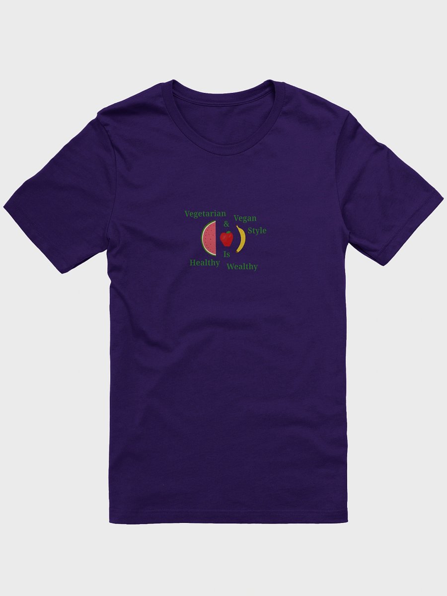 Healthy & Wealthy Vegetarian Style T-Shirt product image (1)