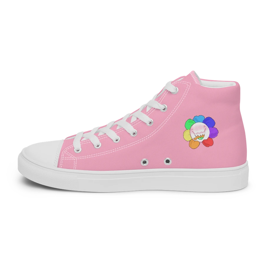 Pastel Pink and White Flower Sneakers product image (28)