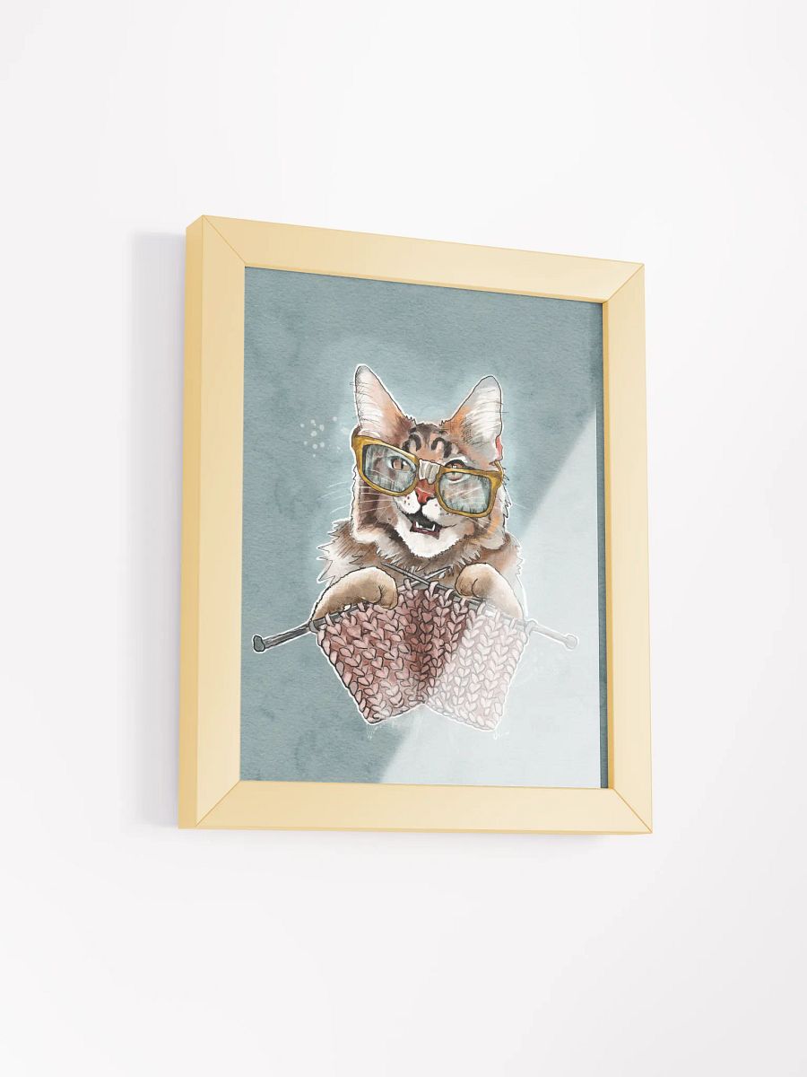 Cat Knitting with Glasses product image (11)