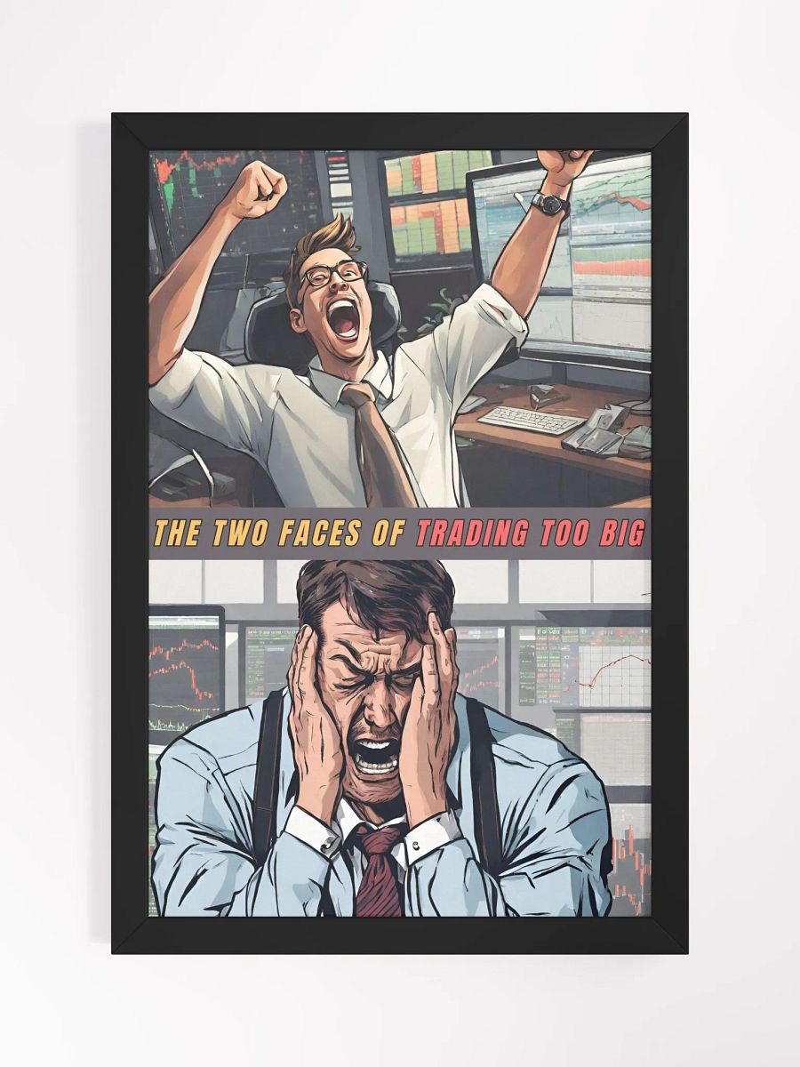 Trading Too Big Custom Framed Art product image (1)
