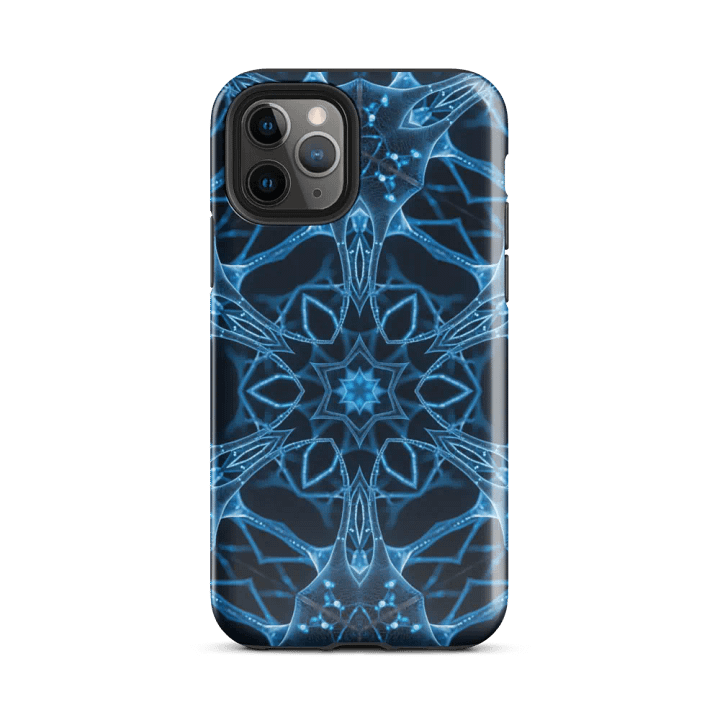 Tough Phone Case for iPhone® - Abstract Geometric Neural Network Closeup product image (2)