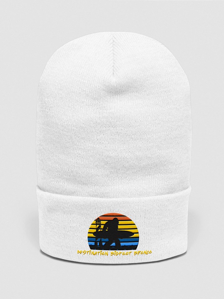 Classic Logo White Cuffed Beanie product image (1)