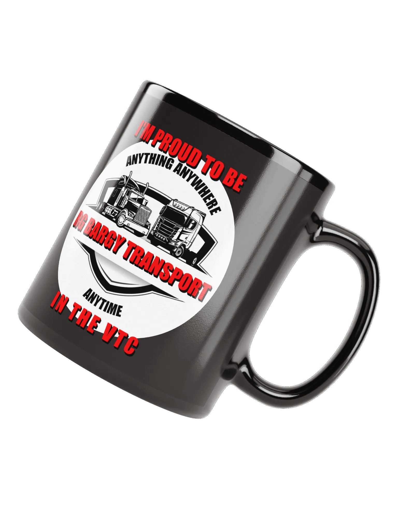 RG Bargy Transport Black Glossy Mug product image (4)