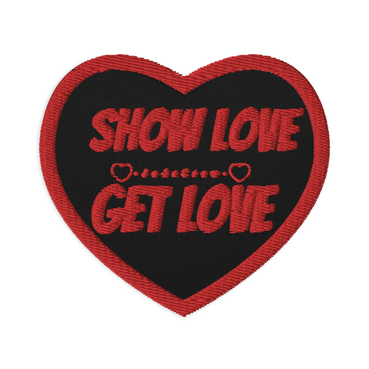 Show Love Embroidered Patches product image (1)