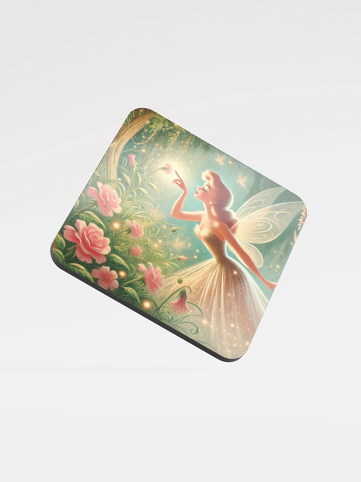 Enchanted Flower Fairy Cork Coaster product image (1)