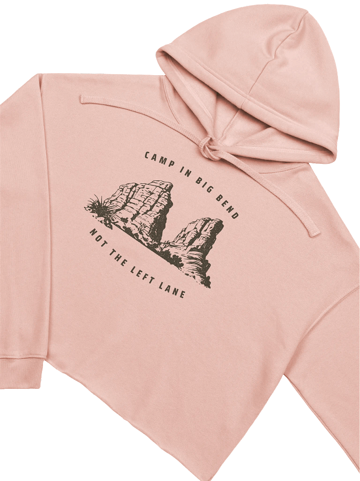 Camp in Big Bend Cropped Hoodie product image (2)