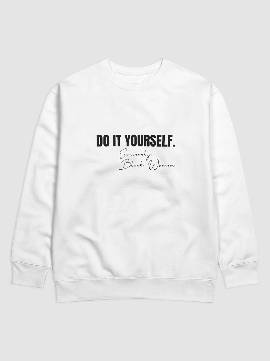 Do It Yourself. Sincerely, Black Women Classic Crewneck Sweatshirt product image (1)