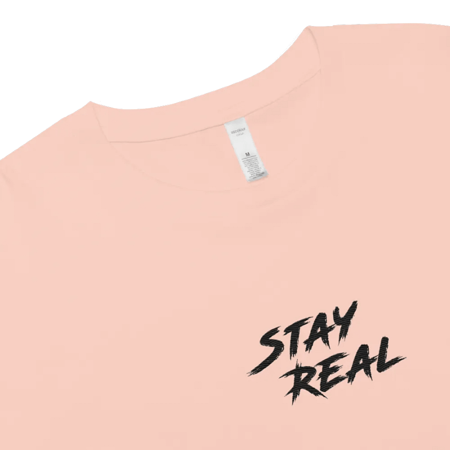 Stay REAL Embroidered Crop Top product image (3)