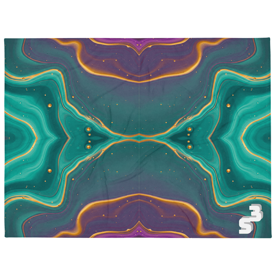 S³ Liquid Drops Off Jupiter Throw Blanket product image (1)