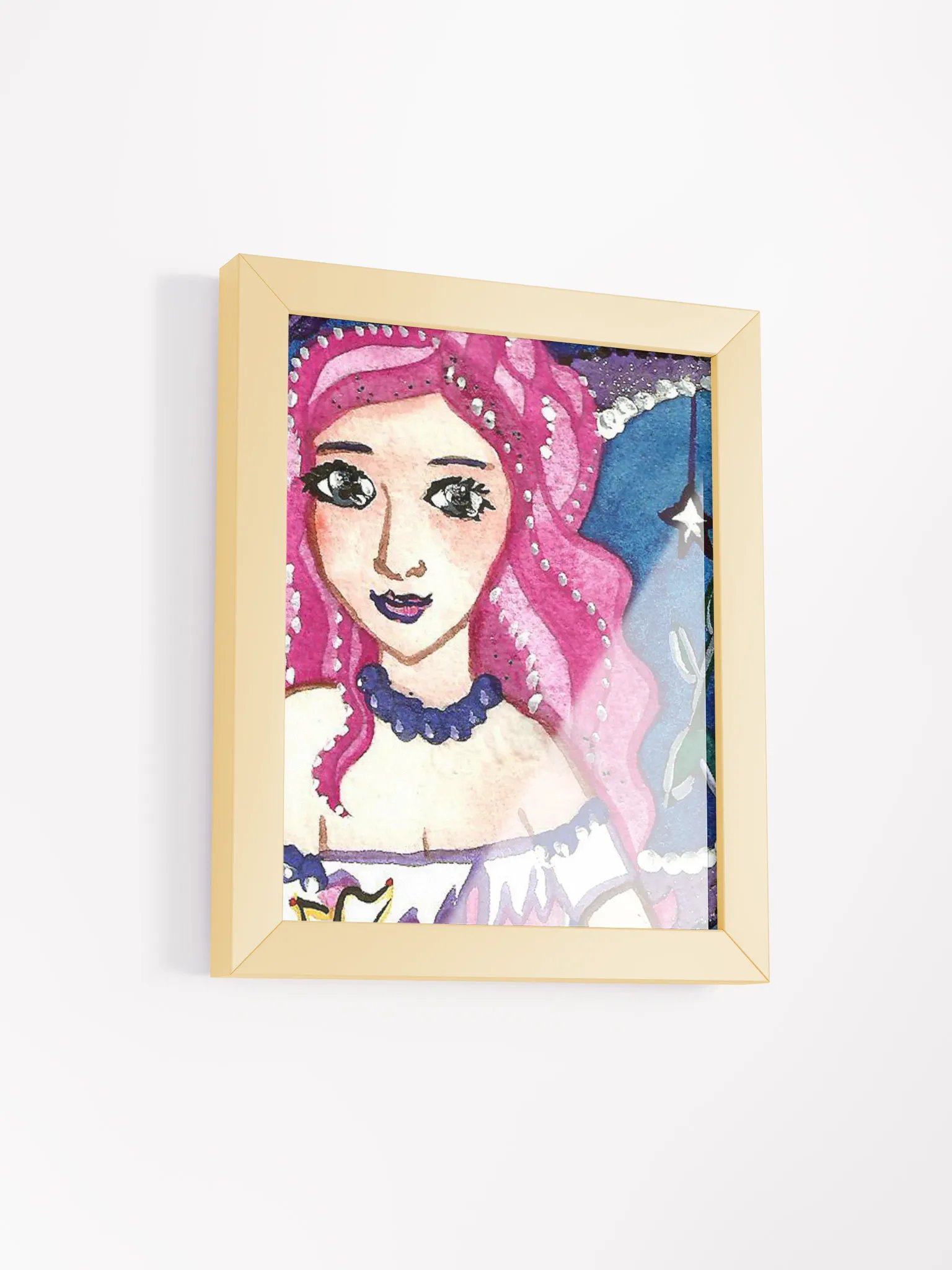 Stardust Mermaid Framed Print product image (7)