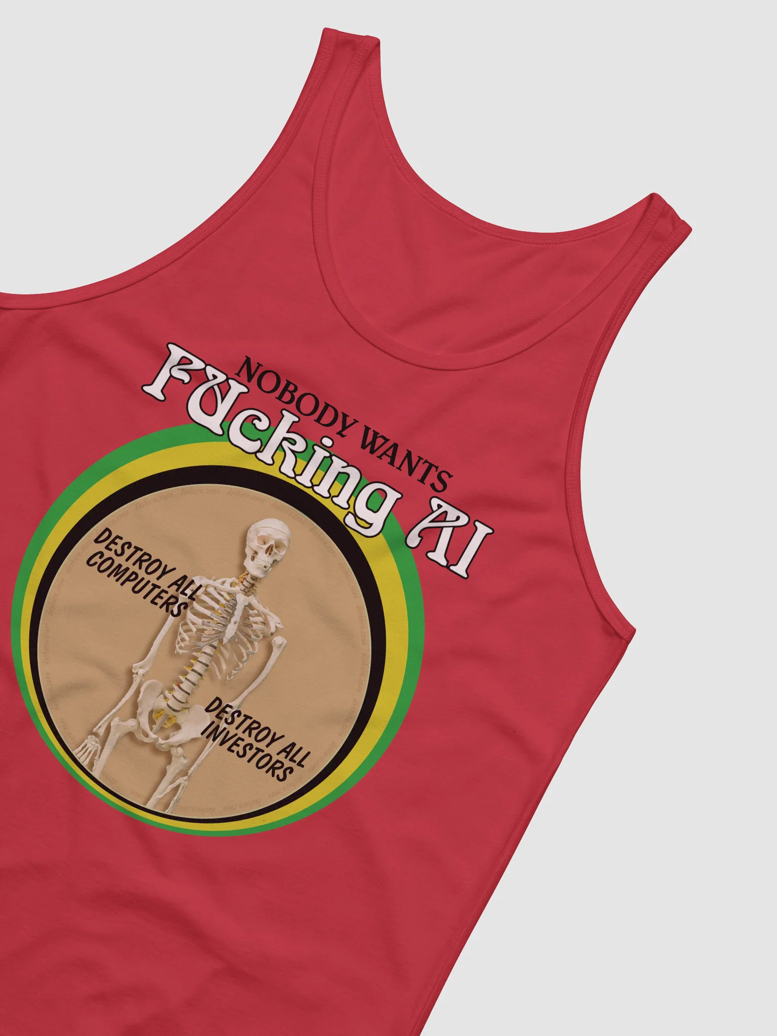 NOBODY WANTS FUCKING AI "TANK TOP" product image (18)
