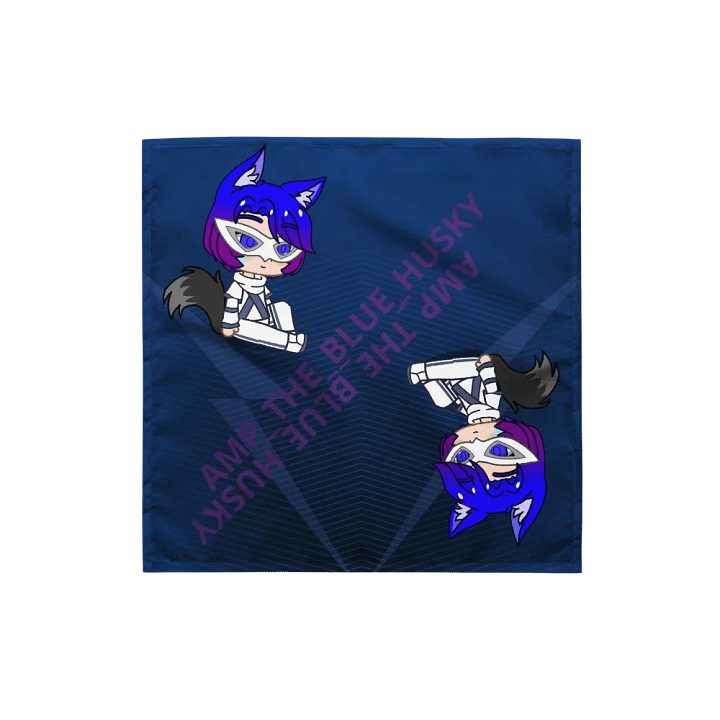 Blue Husky Duo All-Over Bandana product image (1)