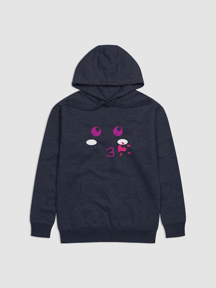 Flying Kiss Smiley Cotton Heritage Unisex Premium Hoodie product image (17)