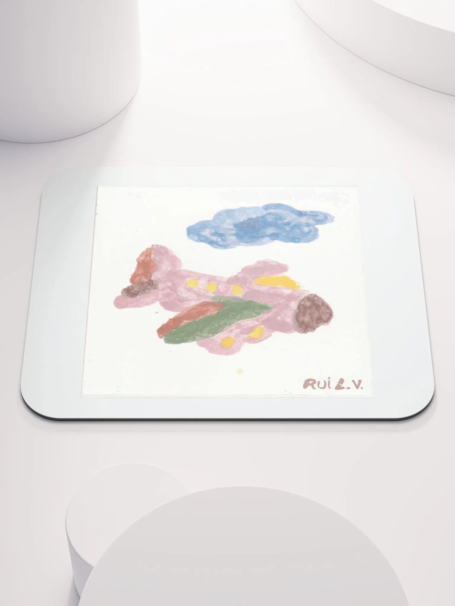 Kid Airplane (Classic Mouse Pad) product image (1)