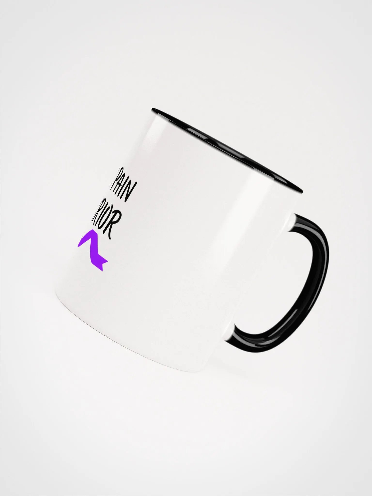 Chronic Pain Warrior Bottom Ribbon Mug- Choose Your Color product image (5)