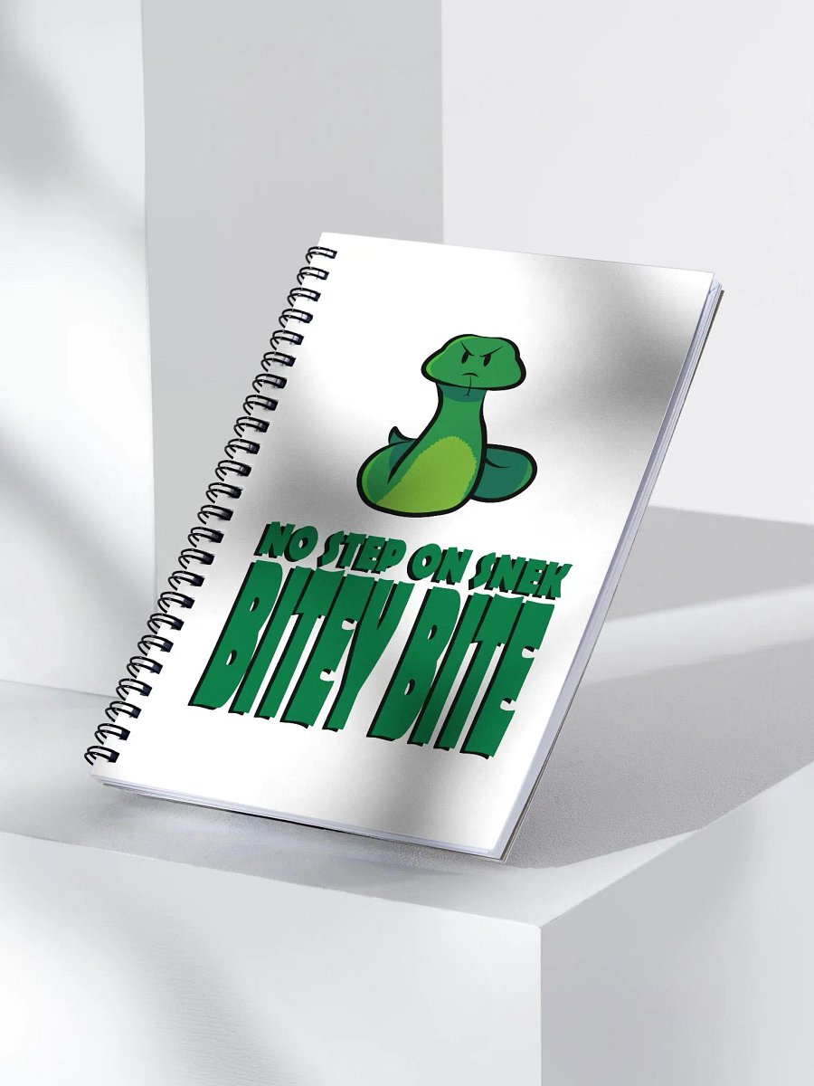 No Step on Snek Notebook product image (2)