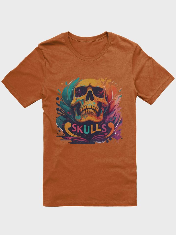 Vibrant Skulls Graphic Tee product image (7)
