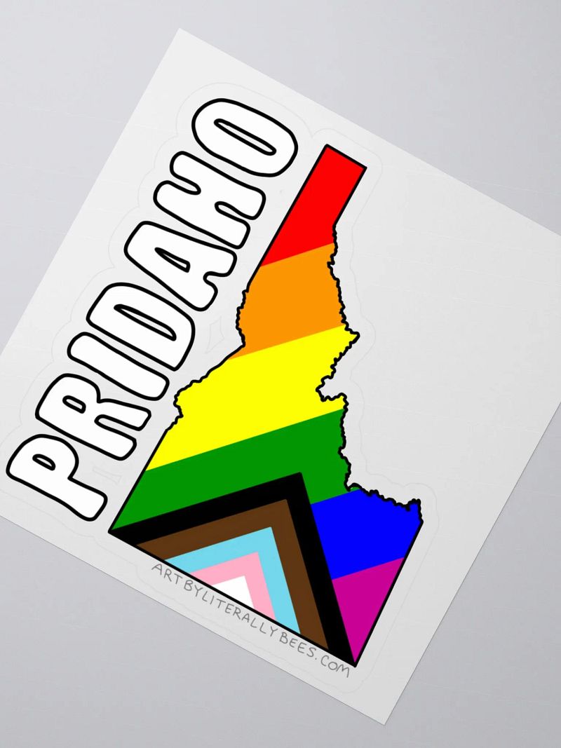 PRIDAHO Rainbow Pride Stickers