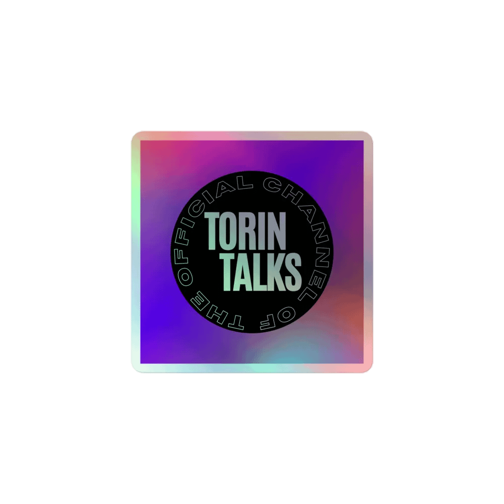 Torin Talks Holographic Sticker Set product image (1)