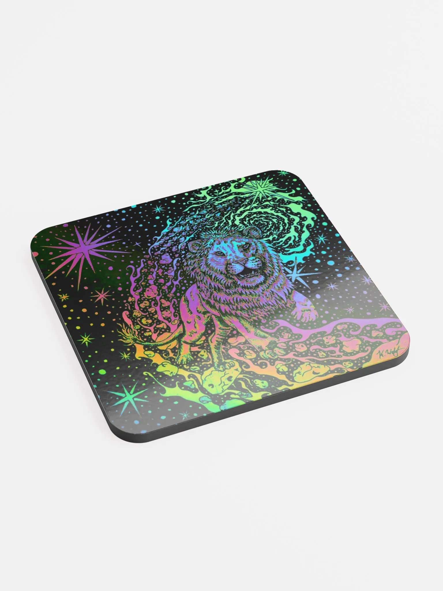 Limited edition Leo Zodiac coaster product image (2)