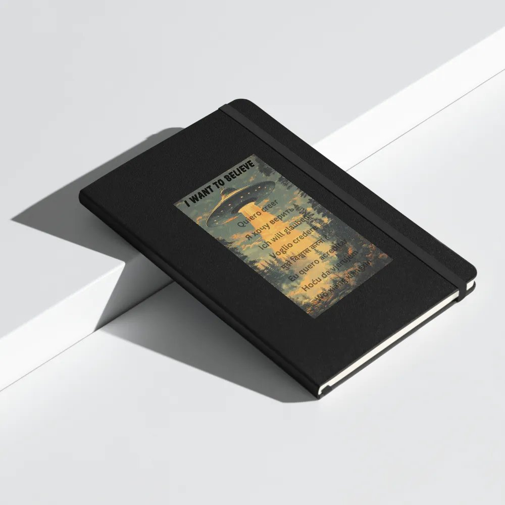 Note Pad I want to believe (multiple languages) product image (9)