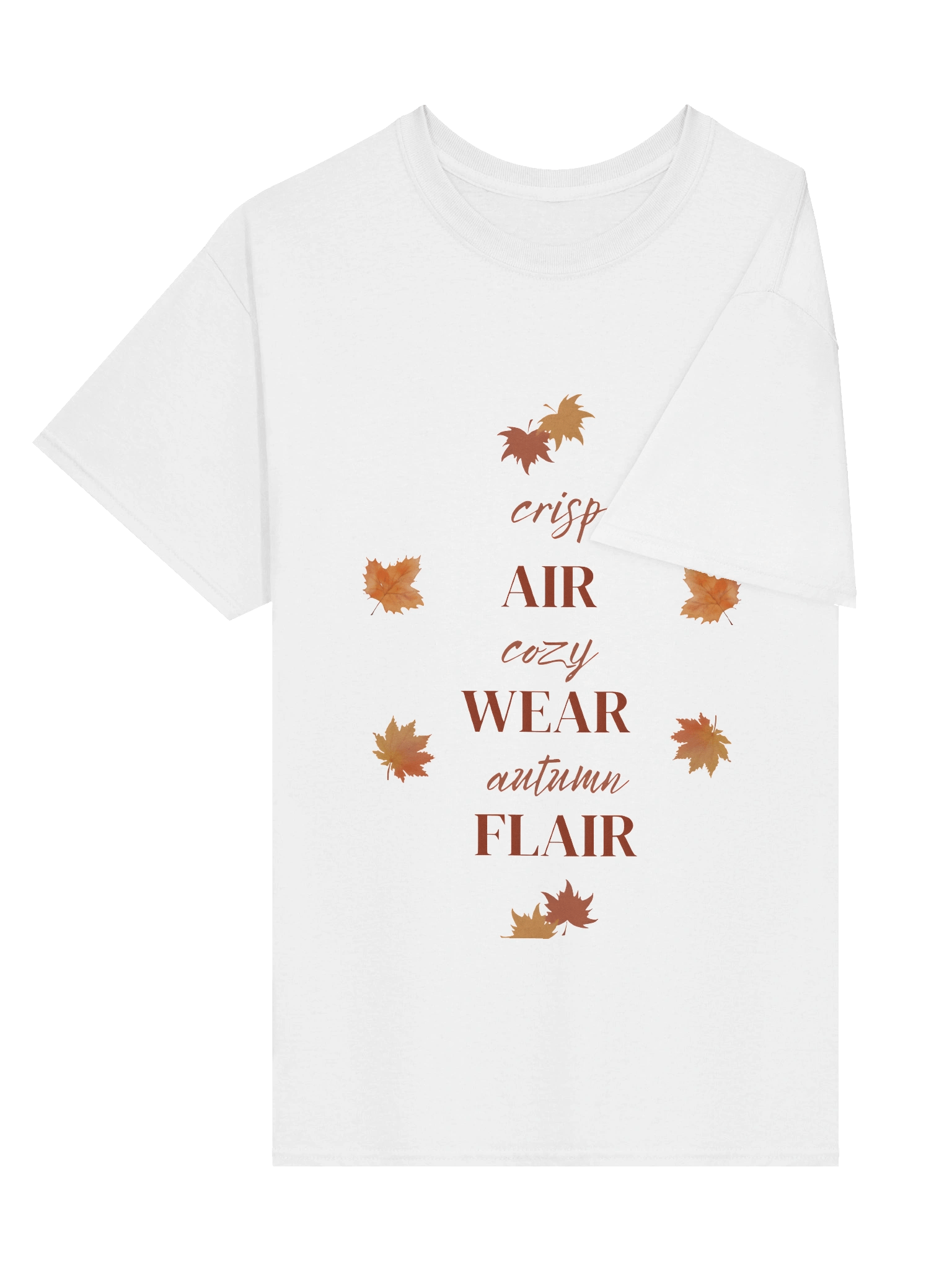 Crisp Air Cozy Wear Autumn Flair Women’s Fall T-Shirt product image (3)